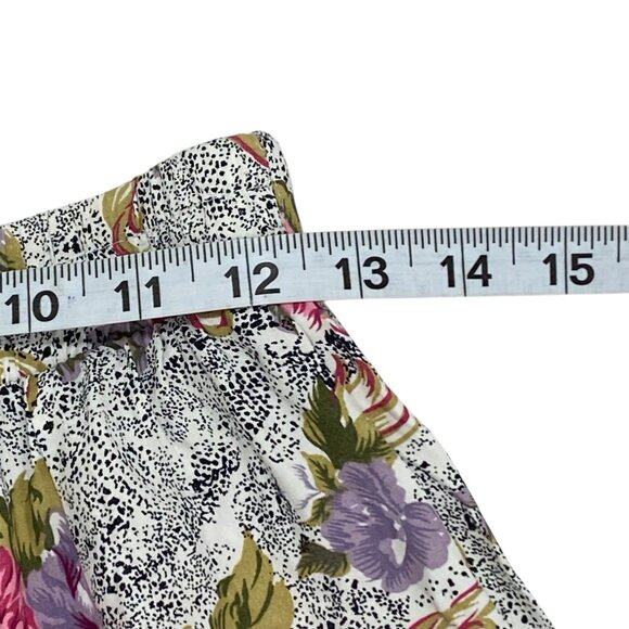 Vintage Y2K ZZ Michaels Maxi Skirt | M | Floral | Full Button USA | Cottagecore - Picture 8 of 10